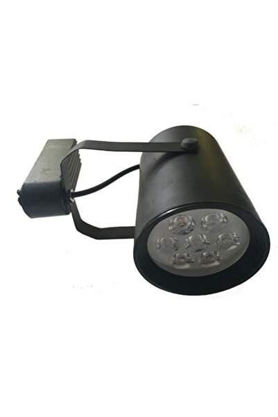 ALLES 7x1W BEYAZ IŞIK SİYAH KASA POWER LEDLİ RAY SPOT
