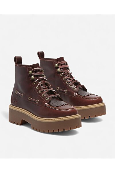 Timberland STONE STREET MID LACE UP BOOT Kadın Kahverengi Bot TB0A27YZEIW1