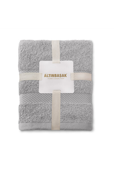 Altınbaşak Nori 100% Cotton 2-Piece Hand Towel Set 50 X 90 Gray