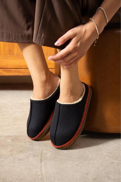 Peta High-Sole Women's House Slippers with Furry Inside