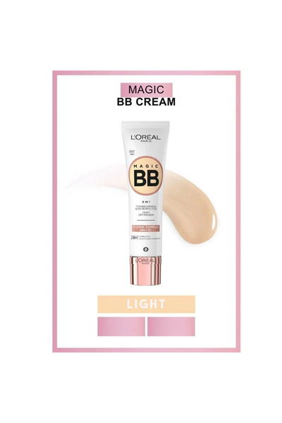 L'oreal 5in1 Magic BB Vitamin Correcting Cream, shade 02 Light, 30 ml