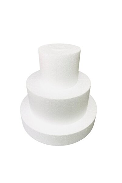 BLA BLA FOAM Set macheta tort dulciuri 28x5 cm, 21x10 cm, 12x10 cm, cu suport de fixare