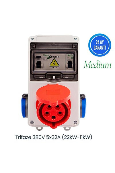 Çetsan DOĞRU ELEKTRİK - Elektrikli Araç Mobil Şarj Cihazları için Montajlı Küçük Kombinasyon Kutusu