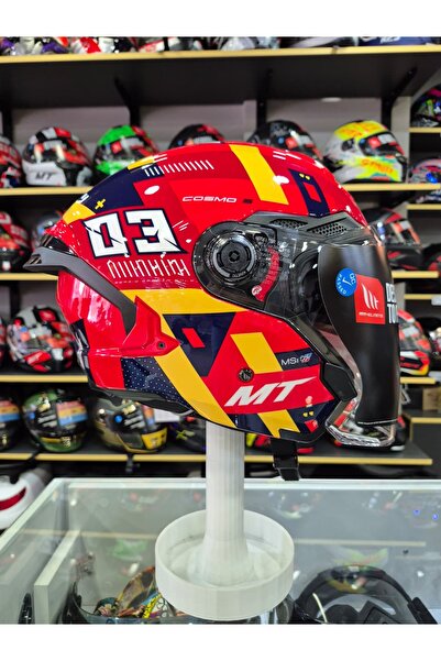 MT Cosmo SV Sergia Garcia E5 Parlak Açık Kask