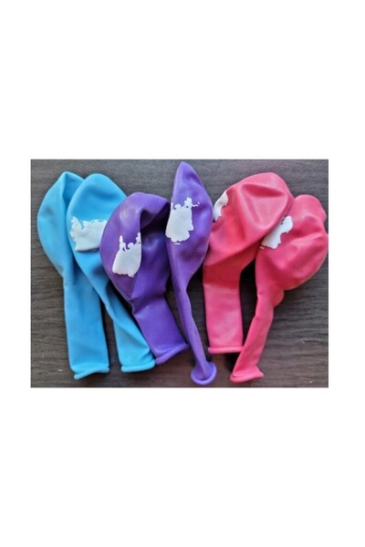 Disney Set of 6 latex balloons, 22.8 cm, Princesses