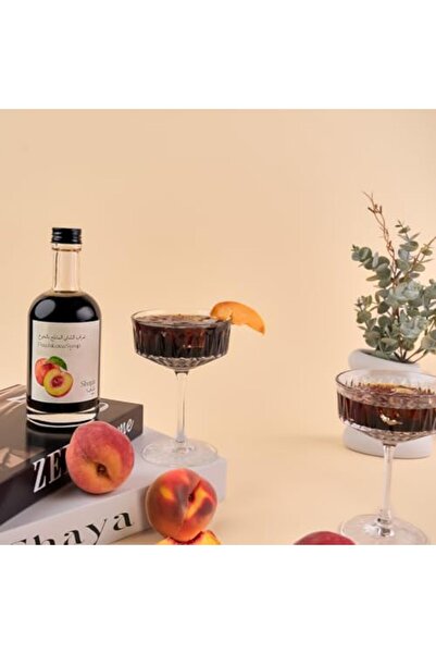 SHAYA Peach Iced Tea Syrup Concentrate, 330ml, Natural Tea Extract with Juicy Peach Flavor, Makes 10
