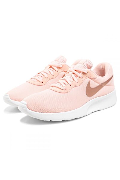 Nike Nike, Pantofi sport din plasa Tanjun, Roz pastel/Alb