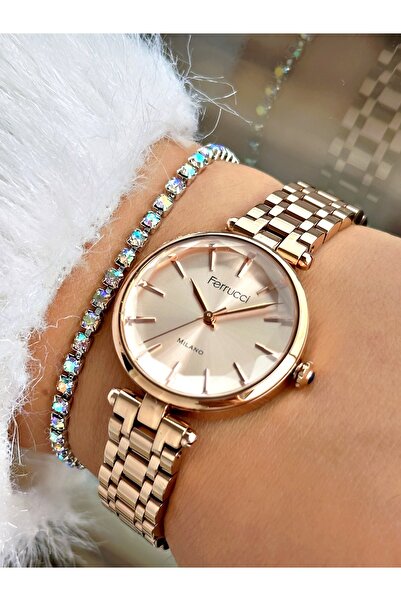 Ferrucci ROSE METAL KADIN KOL SAATİ