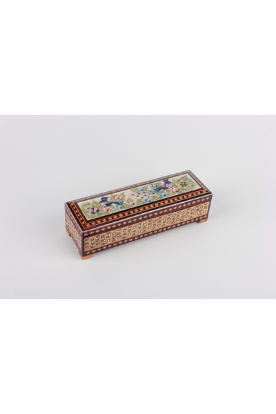West Orient El Yapımı Khatam Sanatı Dekoratif Kutu