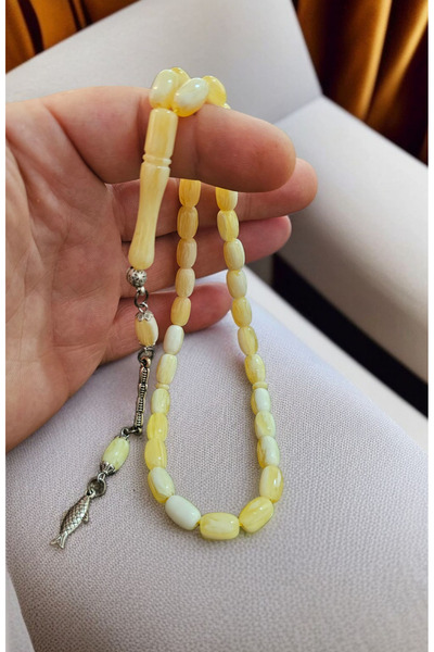 MERCAN-I ALA تصميم خاص من خرز بادم كيس بيبورت مع شرابة