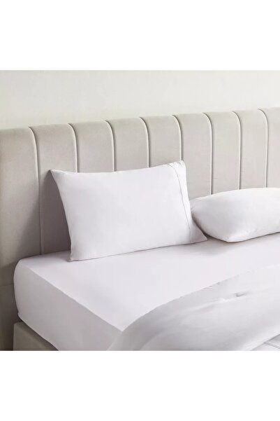 Home Centre Wave Egyptian Cotton Sateen 400 Thread Count Super King Fitted Sheet - 200x205cmstarstarstarstarstar