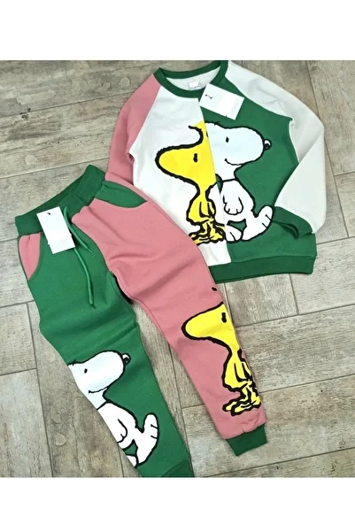 gnygiyim Children's Tracksuit Set with Character Pattern