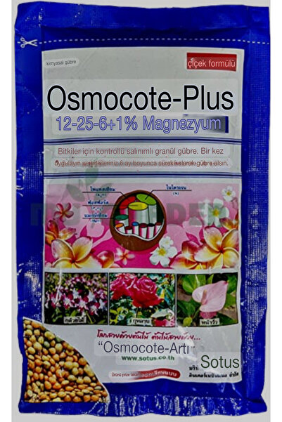 ATLANTE CACTUS Osmocote plus NPK 12-25-6 + %1 Mg Çiçek ve renk teşvik edici gübre