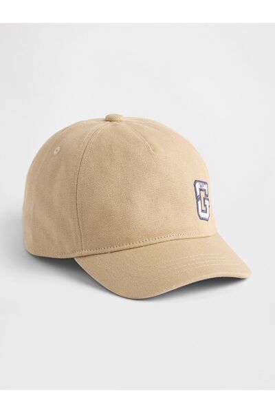 GAP Erkek Çocuk Krem Logo Beyzbol Şapkası