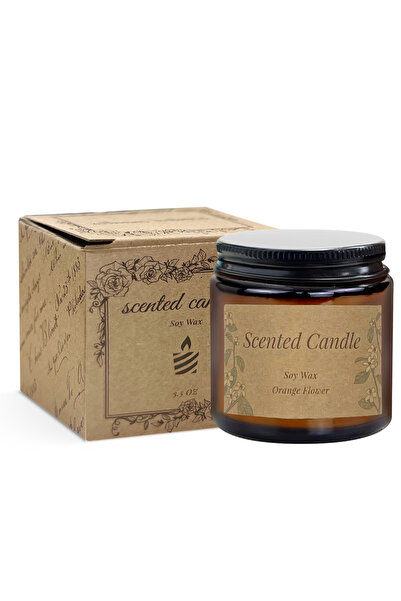 Generic Scented Candles, Scented Aromatherapy Candle for Home SPA Yoga, 100G (Orange Flower)