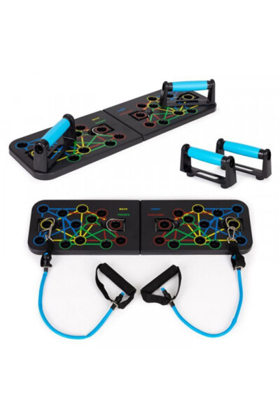 Modern home Fitness Push-Up Board with Handles and Elastic Bands, Modern Home