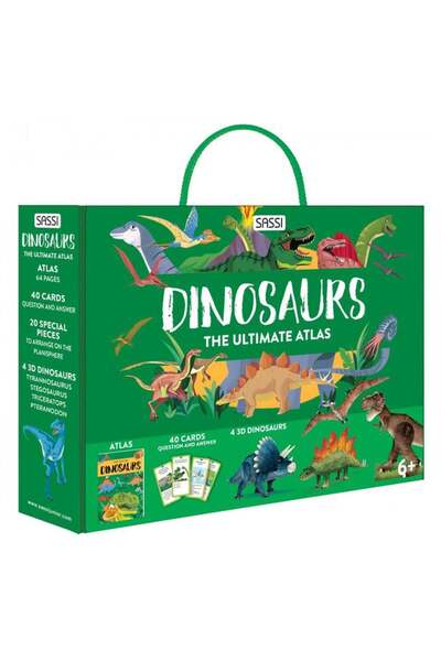 Sassi Junior لغز - أطلس - مجسم قائم - ديناصورات