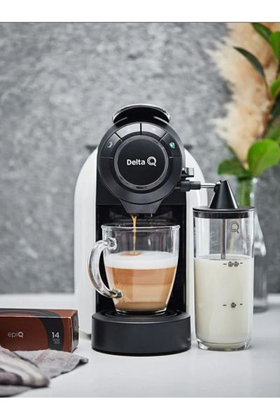 Delta Qool coffee maker supports water and milk