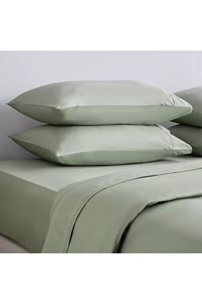 Home Centre Eternity Cotton Percale 325 Thread Count Queen Flat Sheet - 180x270 cm