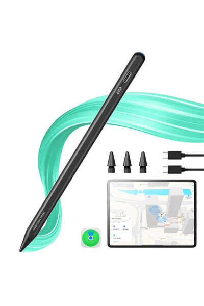 ESR Stylus pencil pentru iPad, creion tableta Apple Geo, negru