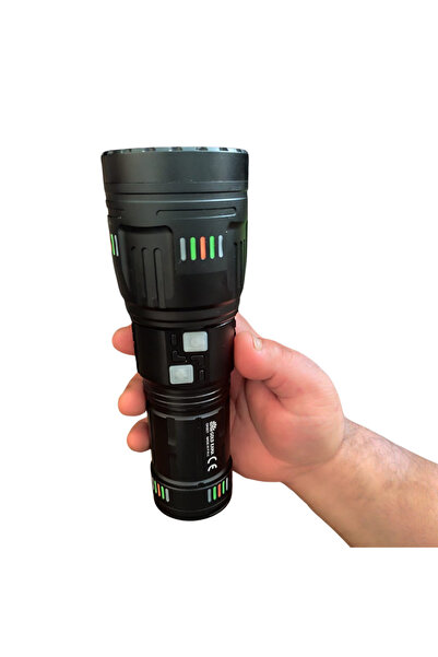 ARWOAN Şarjlı LED El Feneri Seti Güçlü ve Uzun Menzilli Profesyonel El Feneri...