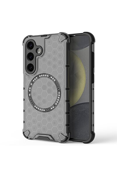 ALC MOBILE Carcasă compatibilă cu Samsung Galaxy A35; Model fumuriu - fagure ...