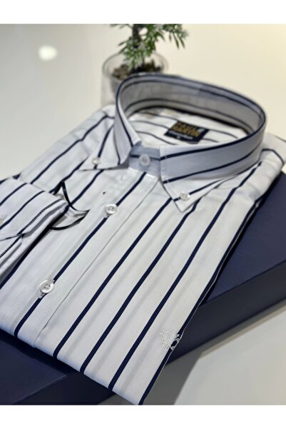 Paul Martin Canadian PAUL MARTİN S25 NEW COLLECTİON ŞERİT ÇİZGİLİ SATEN ER GÖ...