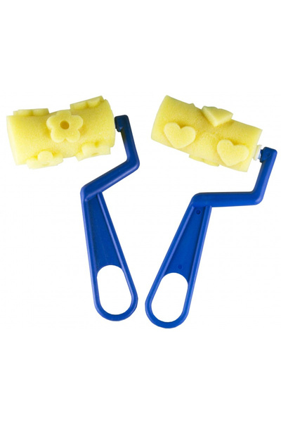 Colorarte Set 2 trafaleti, role burete pentru pictura si decorare, diverse modele