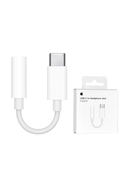 Apple Adaptor audio Type-C la mufă jack 3.5mm MU7E2ZM/A, alb, blister