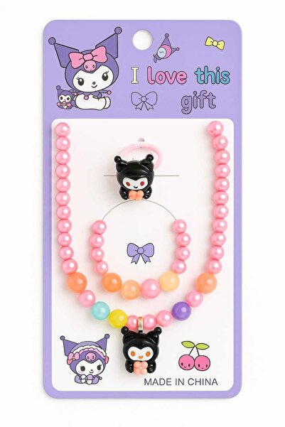 Eva Rose Girl's Necklace Bracelet Set Girl's Necklace Girl's Bracelet Girl's Jewelry Set Children's Bracelet