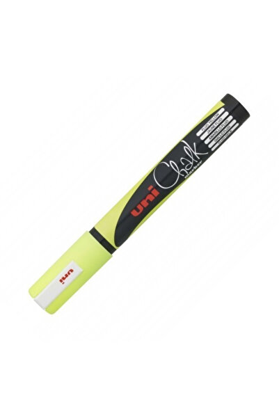 Uni Μαρκαδόρος υγρής κιμωλίας, 1,8-2,5 mm, φθορίζον κίτρινο