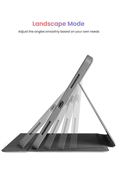 OEM Husă pentru tabletă pentru iPad Air 11 inch M2 2024, iPad Air 10.9 inch generația a 5-a/a 4-a cu funcție Auto Sleep Wake