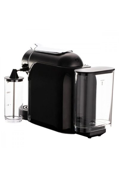 Delta Qool Coffee Maker with Water and Milk Frother, Black