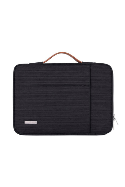 canvasartisan Geantă business pentru laptop 15-16 inch, neagră, K28-20