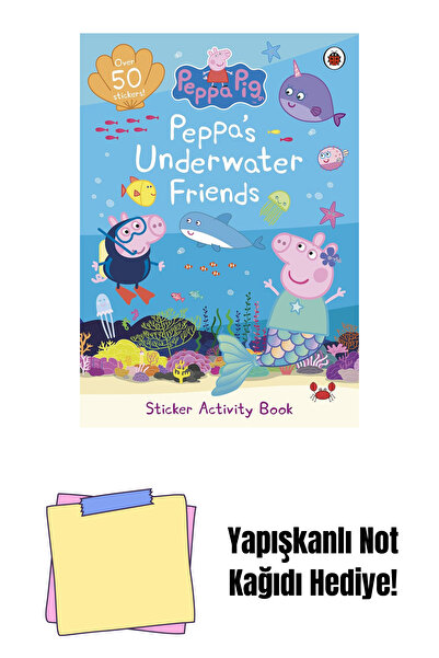 Bloomsbury Peppa Pig: Peppa’S Underwater Friends: Sticker Activity Book + Adhesive Note Paper