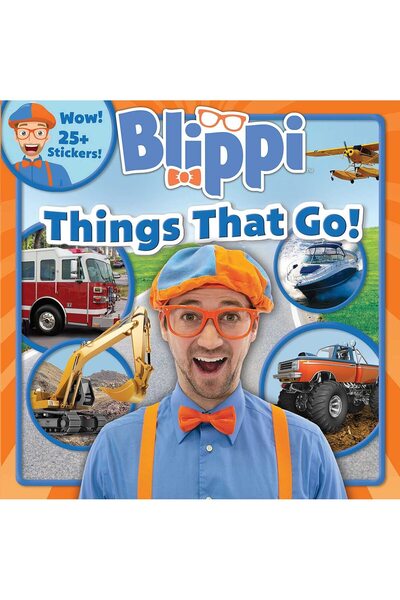 Bloomsbury Blippi: Things That Go! + Sticky Note Paper