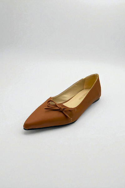 Odie Collection Women's Comfortable Stylish Daily Pointed Toe Bowknot Ballerinas