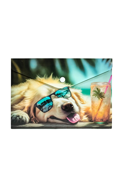 Panta Plast Mapă personalizată cu buton A5 PP Panta Plast