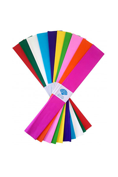 Colorarte Hartie creponata, 50x100 cm, diverse culori, set 10 culori