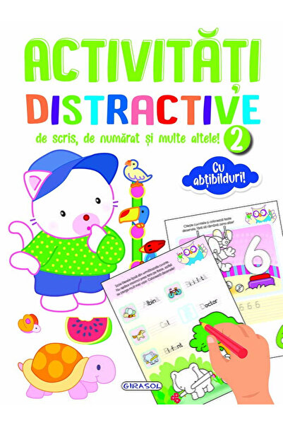 GIRASOL Activitati distractive de scris, de numarat 2