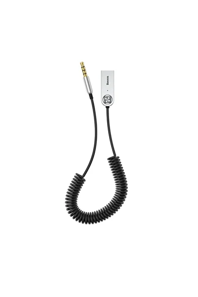 Baseus Adapter Audio Bluetooth, Jack, Baseus, Black, CABA01-01