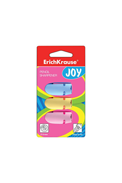 Erich Krause Set ascuțitoare din plastic Erich Krause Joy, 3 buc