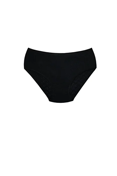 Quatarze 6 Pack 100% Cotton Heart Jacquard Bato Panties Q3590
