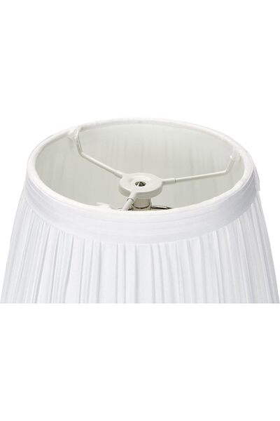 Taimi Modern Table Lamp with Warm Lighting - Silver/White