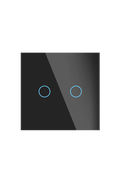 Widjit Întrerupător tactil inteligent WiFi, fără neutru, sticlă, Tuya, 10A, 600W