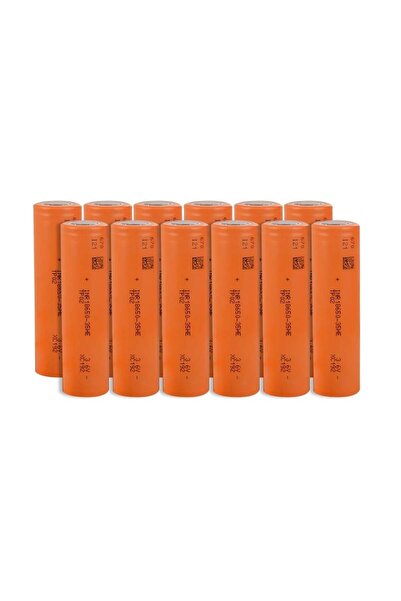Tenpower INR18650-35HE - 3.7V 3500 Mah Li-ion Şarjlı Pil - 10A 12 Li Paket