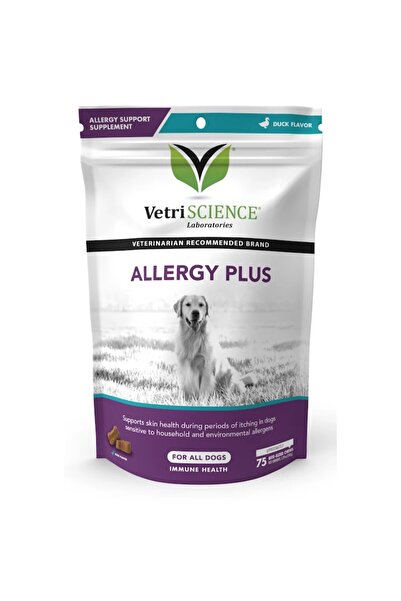Vetri-Science Vetri Science Allergy Plus, 60 de comprimate masticabile pentru câini