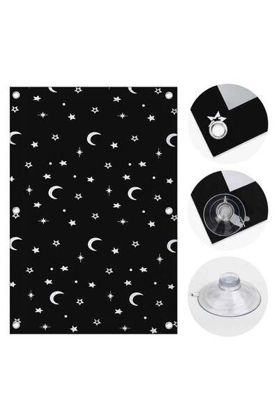 OEM Jaluzele portabile, opace, reflectorizante, fără găurire, 48x115cm