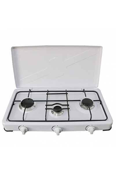 MXM Aragaz emailat alb, 3 arzătoare