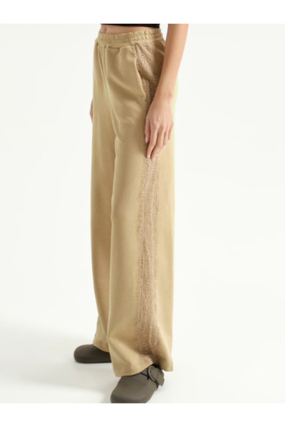 LUMİNA FASHİON Women's flared track pants with lace pattern - LUMINA Fashion Italia